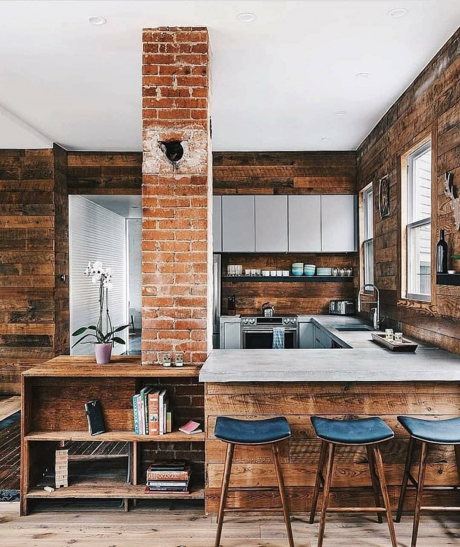 Кухня в стиле лофт