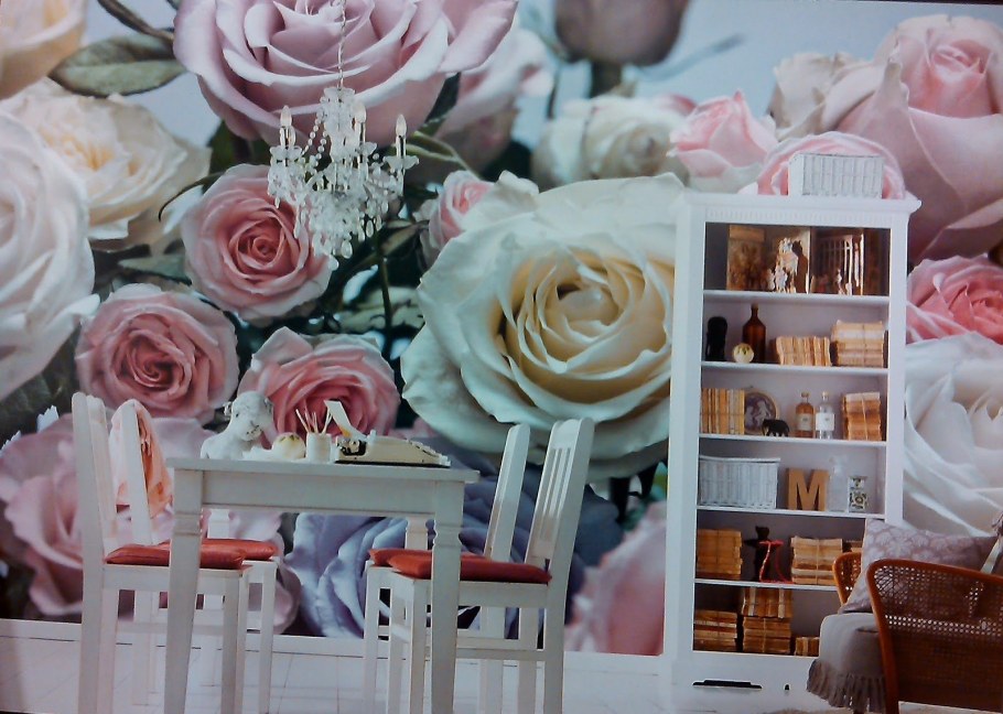 Фотообои чайные розы