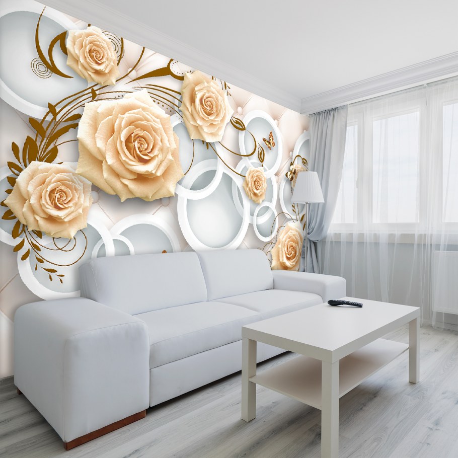 Фотообои в интерьере