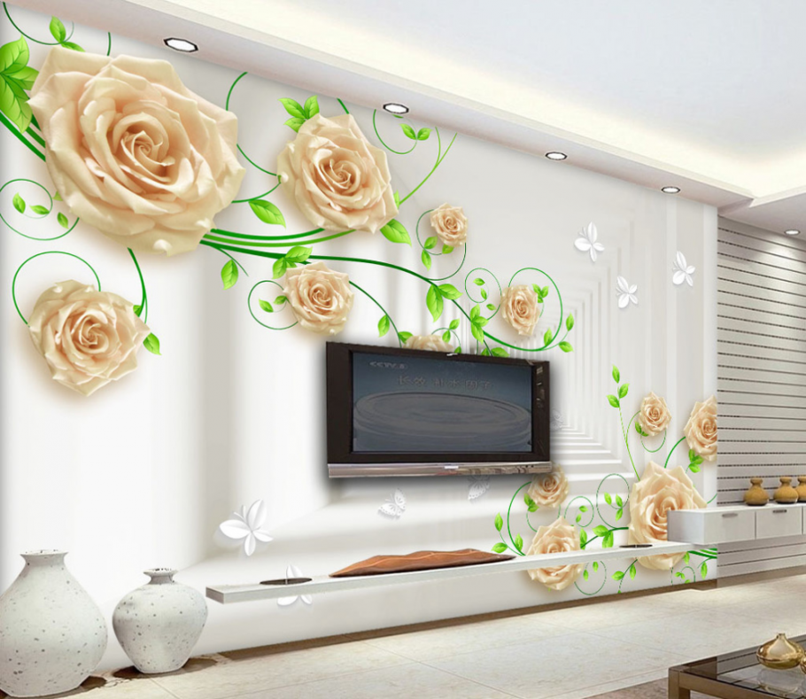 Спальня в нежно розовых тонах