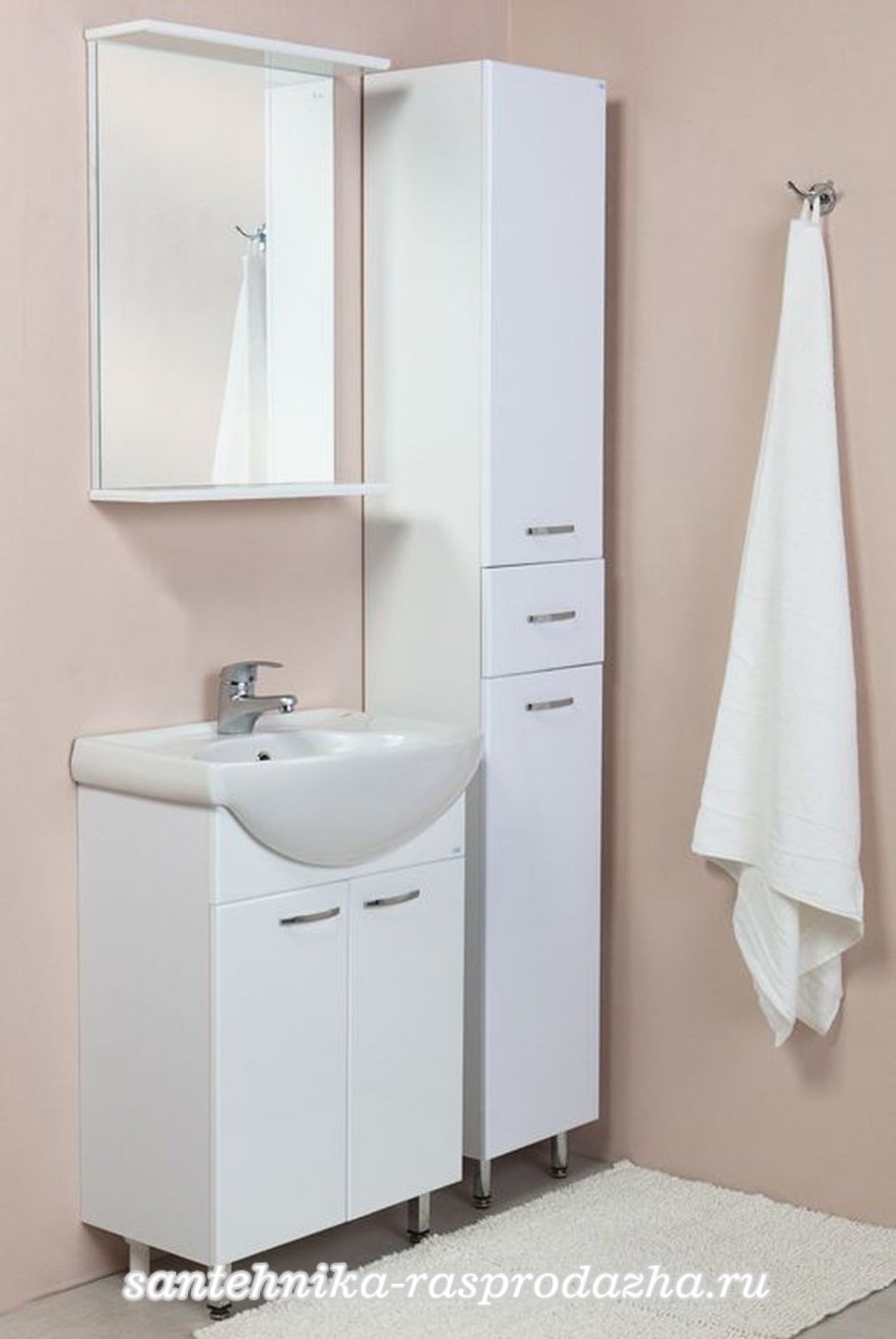 Comforty. Зеркало-шкаф "Тулуза-60" сосна лоредо