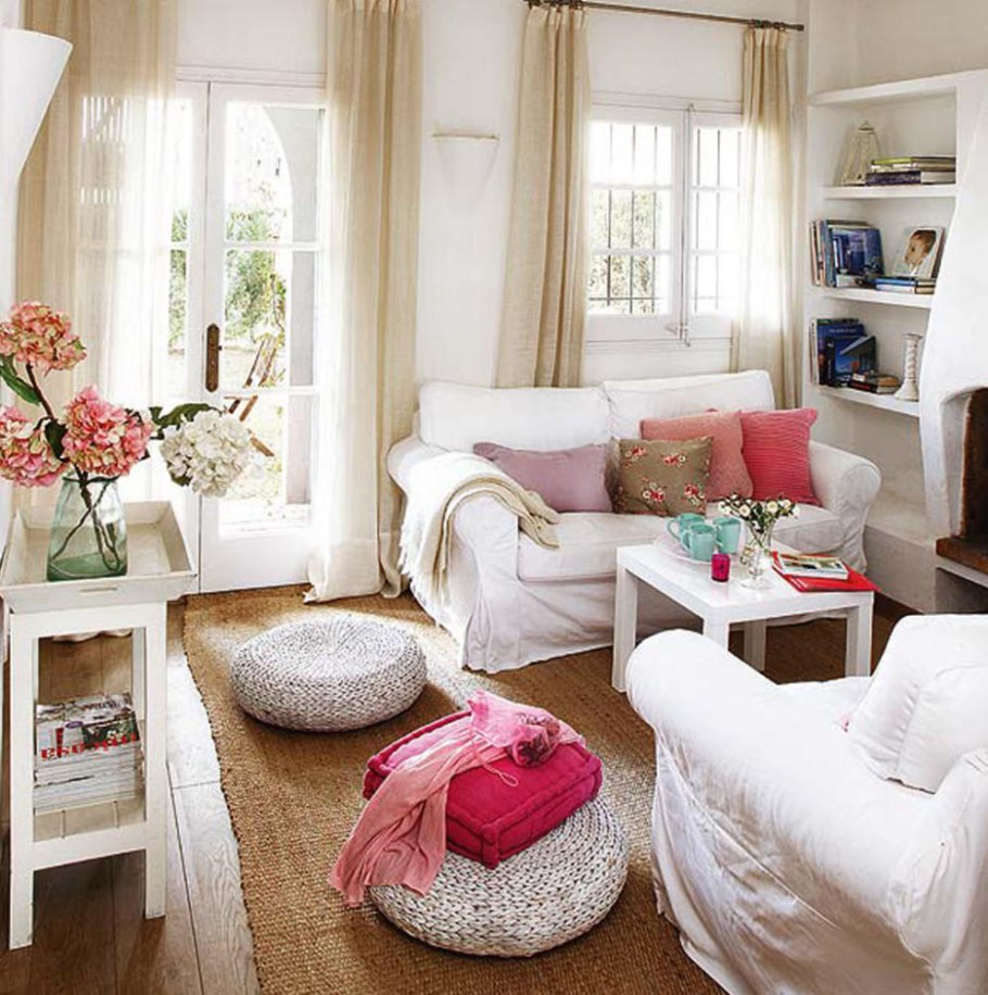 Спальная в светлых тонах