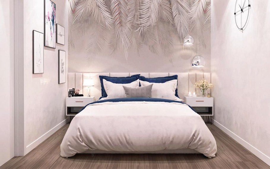 Современные фотообои для спальни
