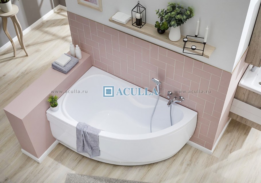 Акриловая ванна Aquanet Maldiva 150x90 r