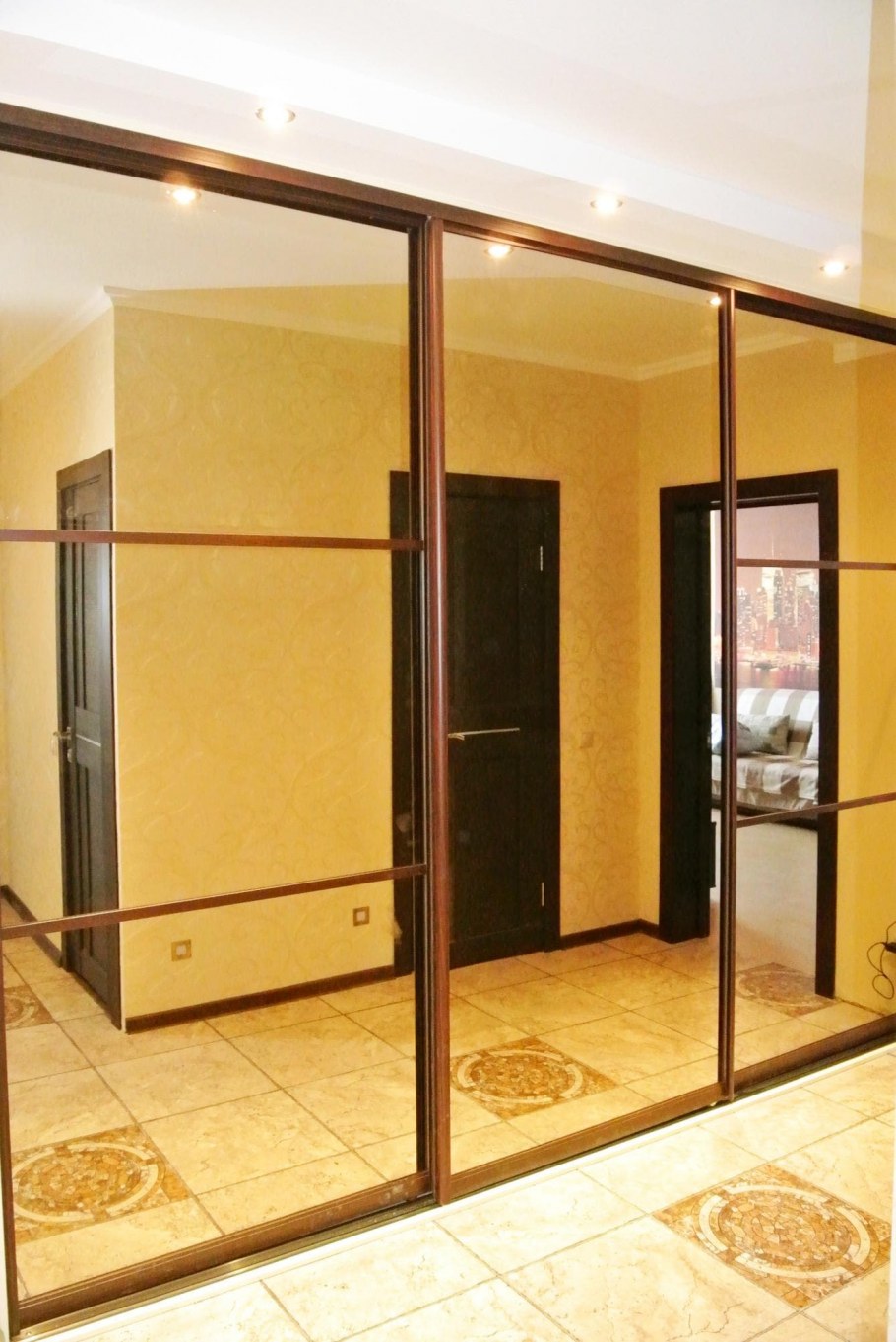 Купе Нео Лайт с зеркалом бронза