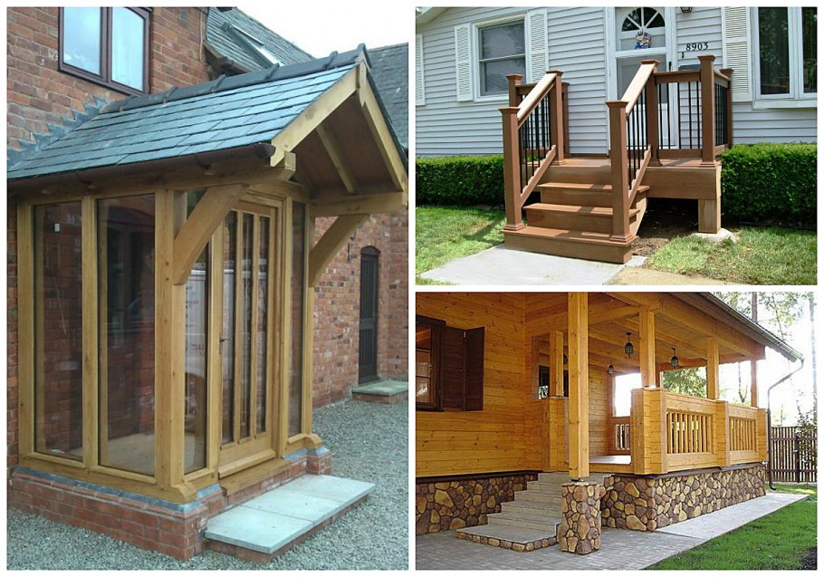 Крыльцо для бани