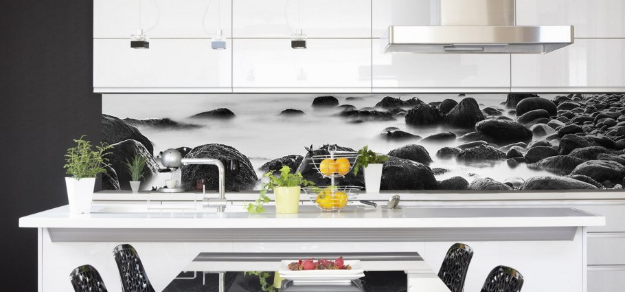 Стеклянный фартук