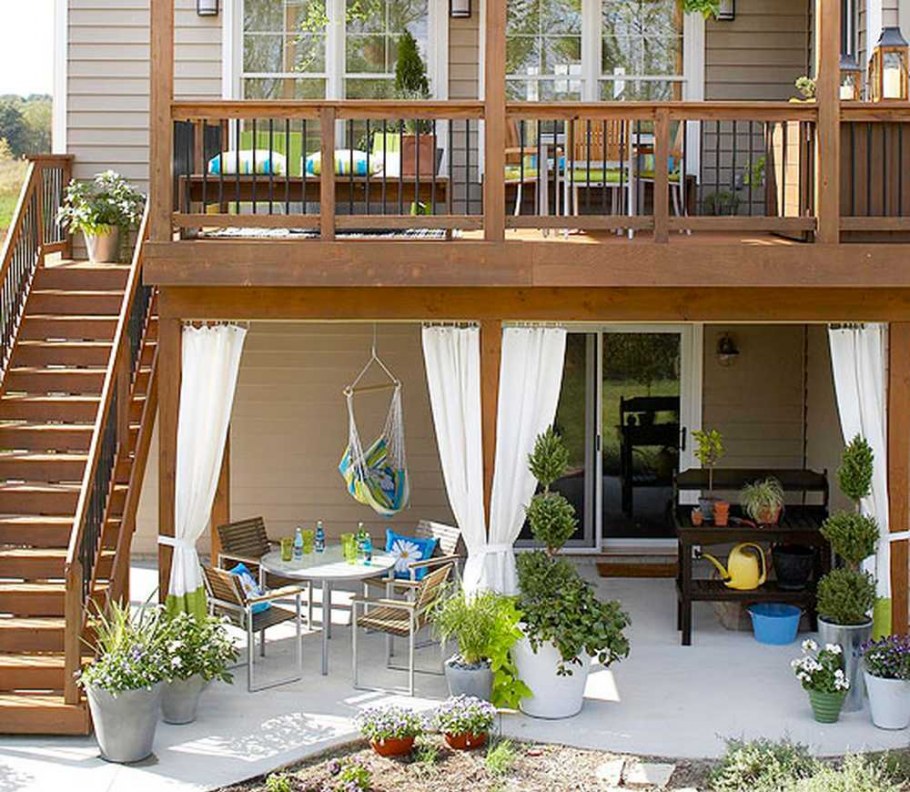 Терраса на втором этаже