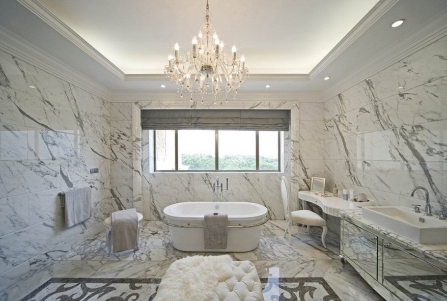 Интерьер из мрамора