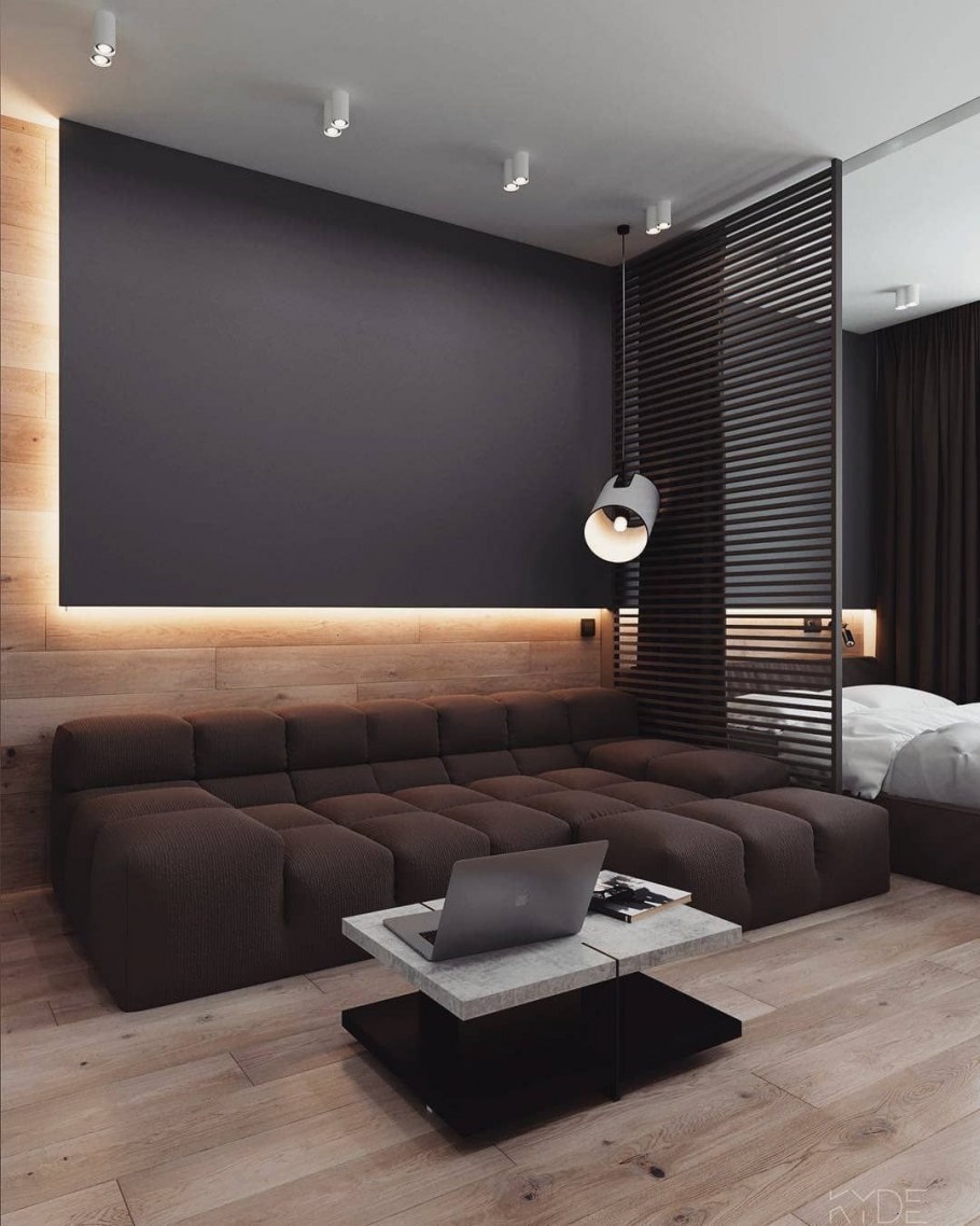 Натяжные потолки гостиная 18кв