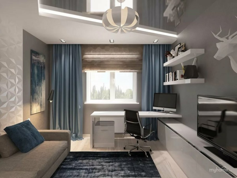 Современная спальня для молодых