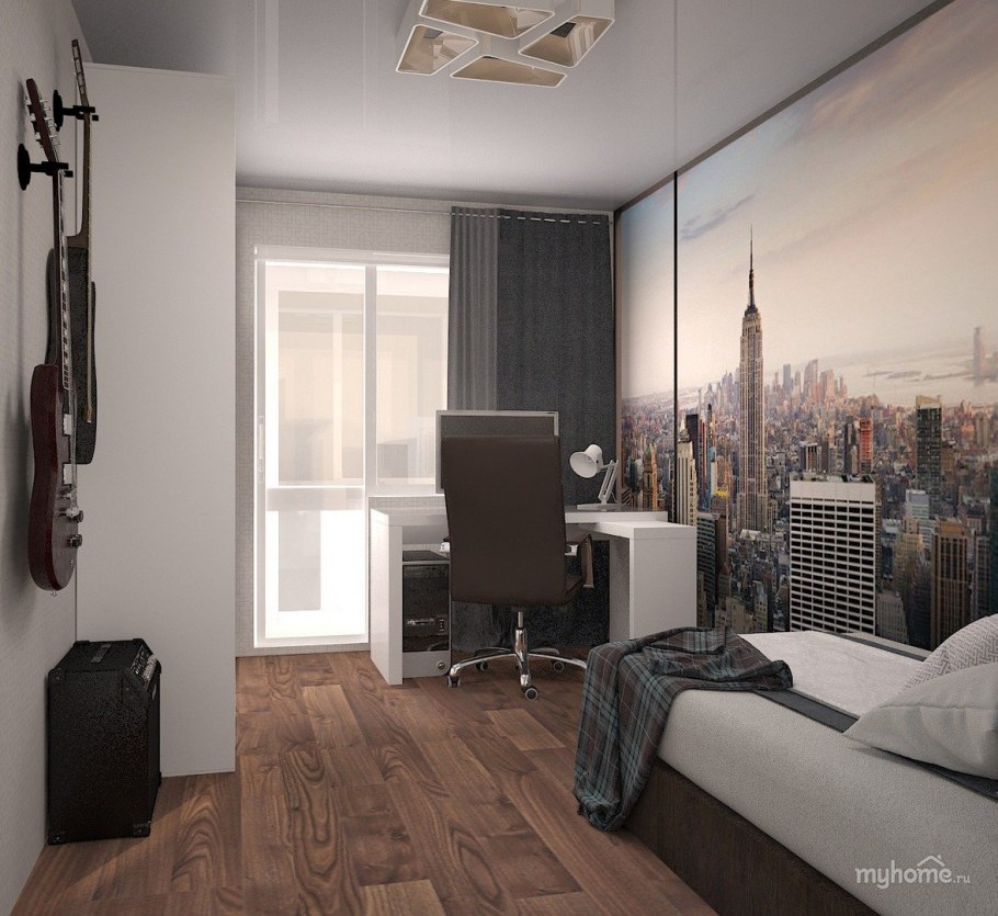 Интерьер однушки для мужчины