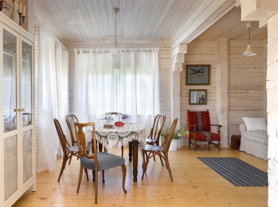Tikkurila зеленый имитация бруса