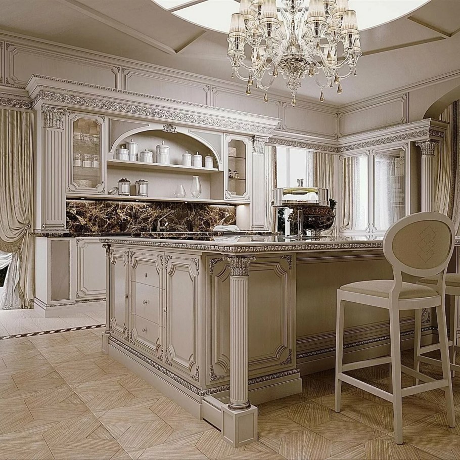 Элитные кухни современная классика