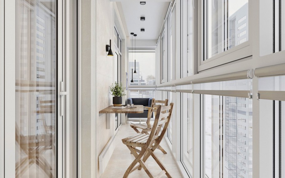 Балкон в сталинке дизайн