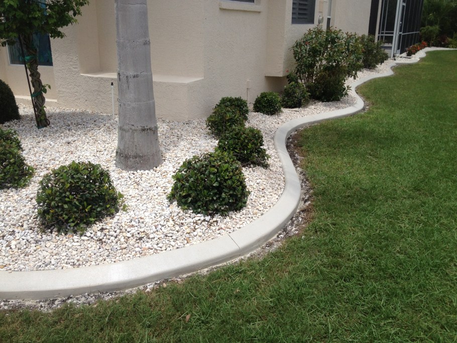 Садовые бордюры из бетона