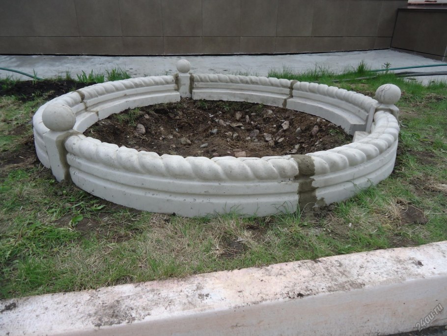 Шарнирный поребрик ландшафт