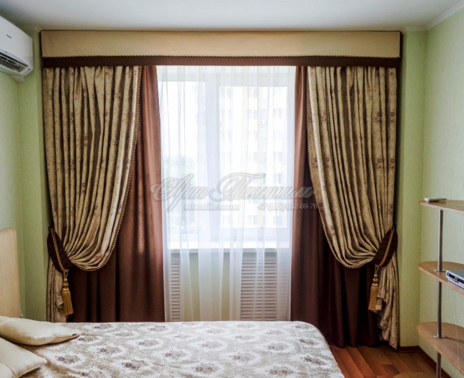 Шторы на окно в спальню