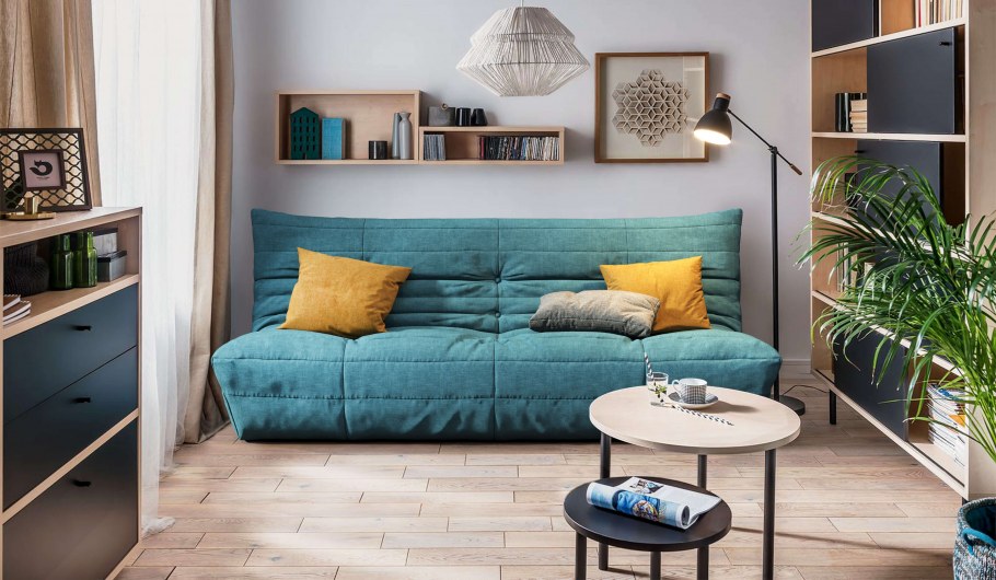 Диван француз в интерьере