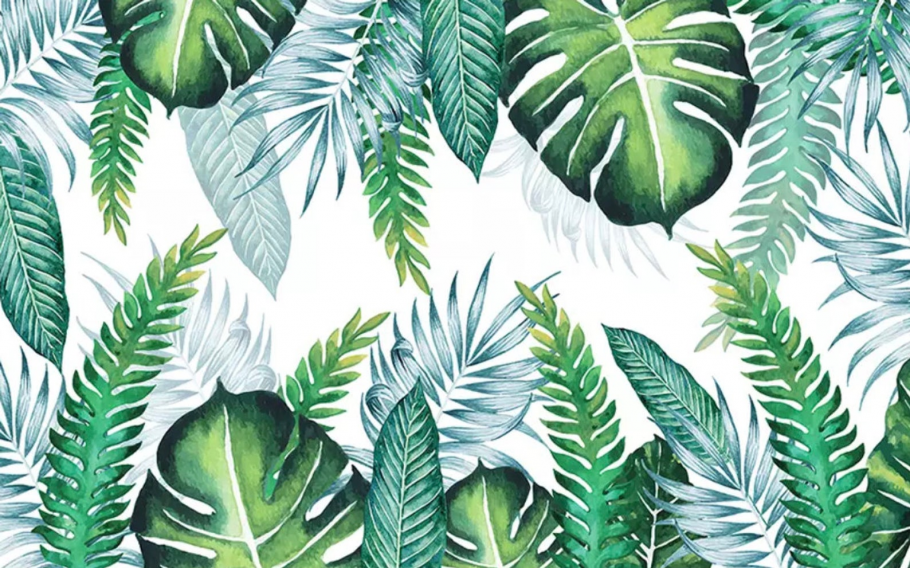 Фреска в тропическом стиле