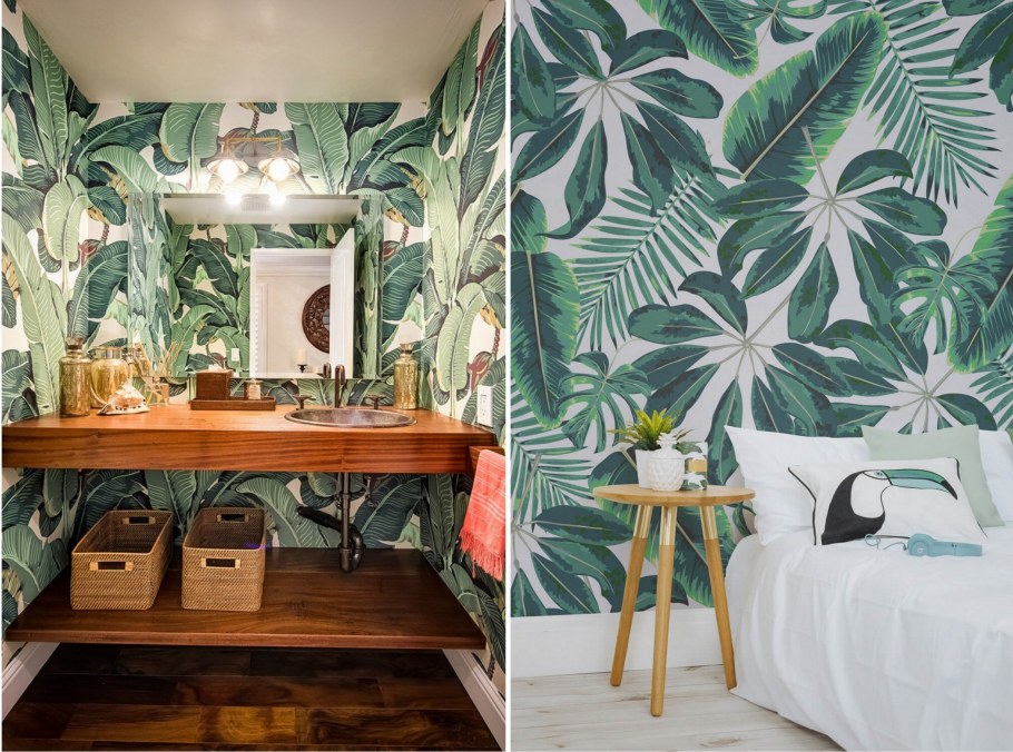 Фотообои в тропическом стиле