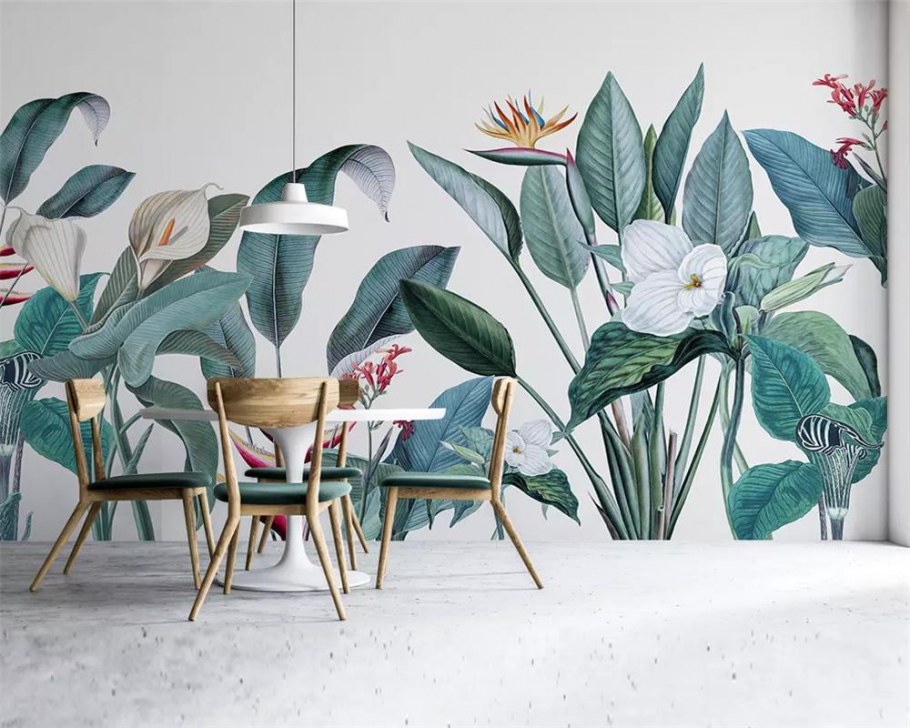 Тропические растения в интерьере