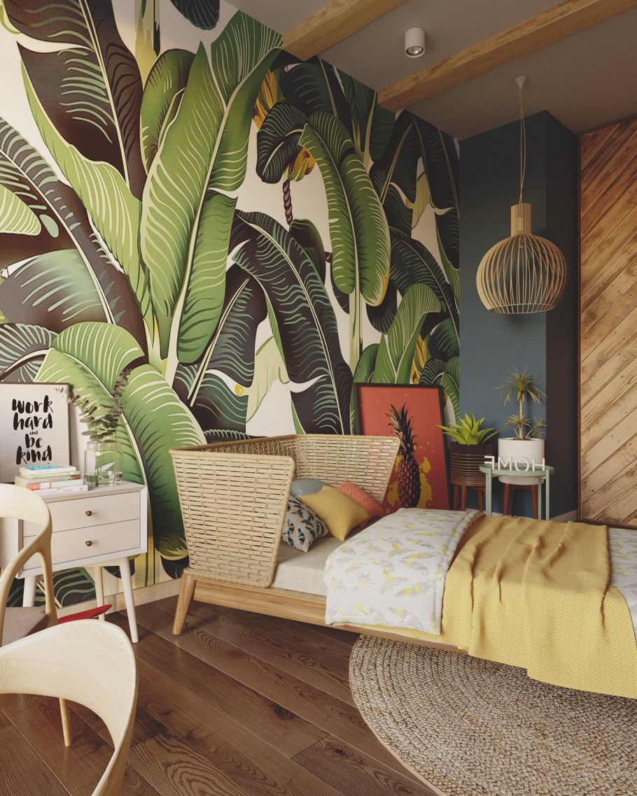 Erismann Bolero тропические листья