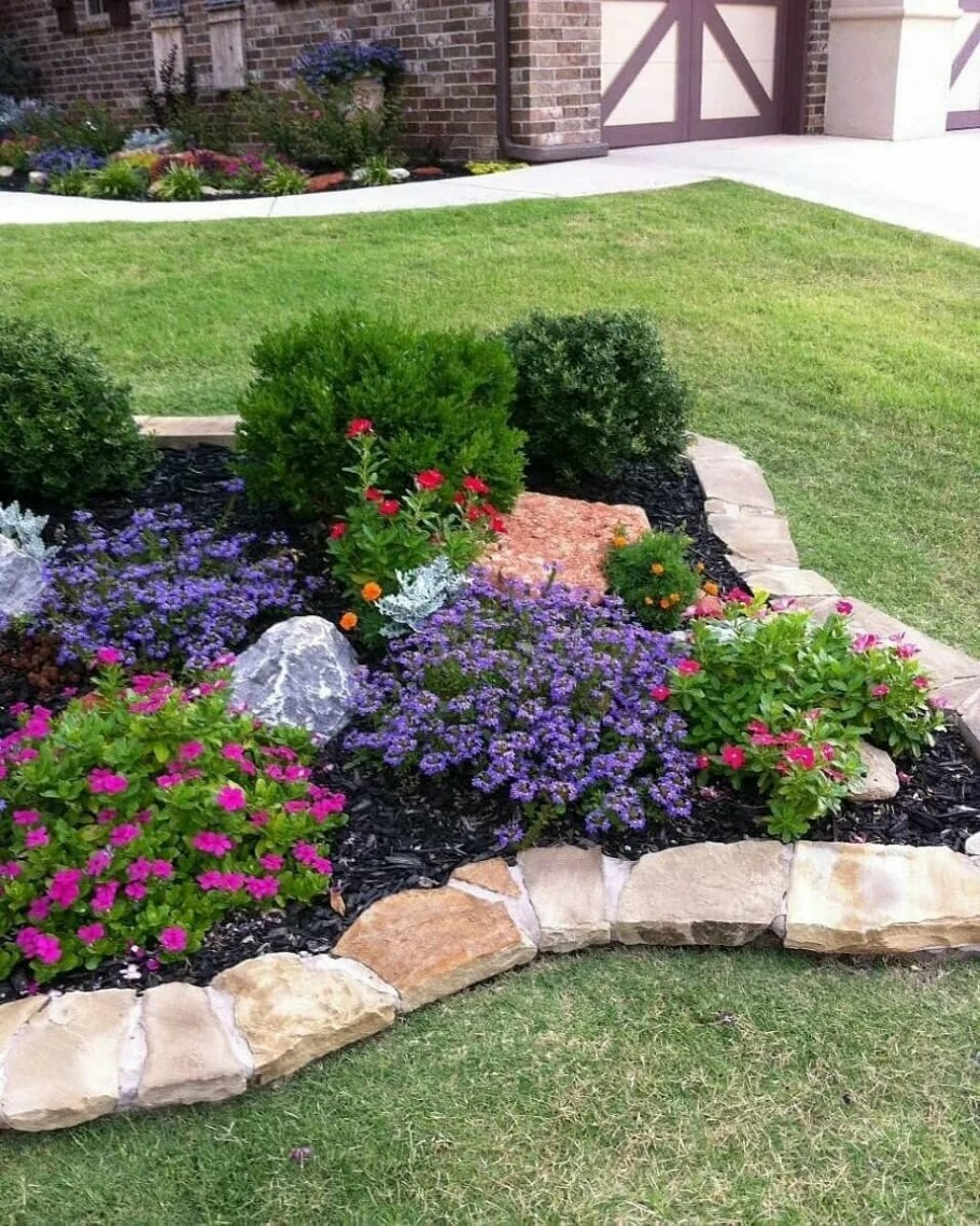 Клумбы на даче