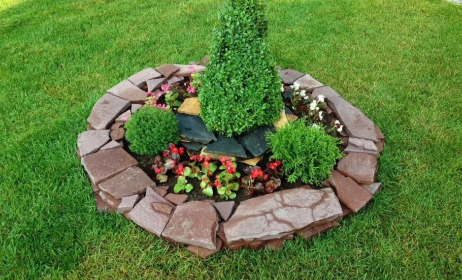 Интересные клумбы