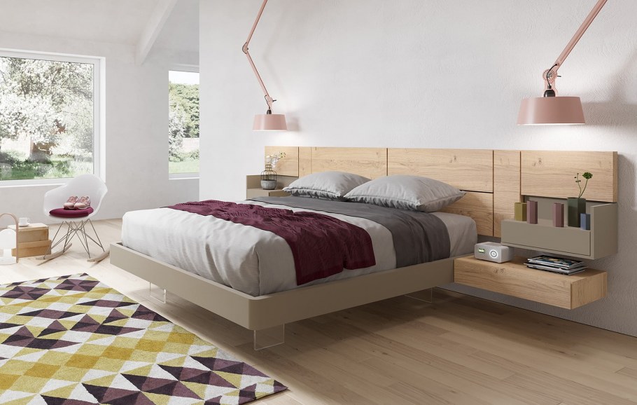 Двуспальная кровать в стиле Модерн