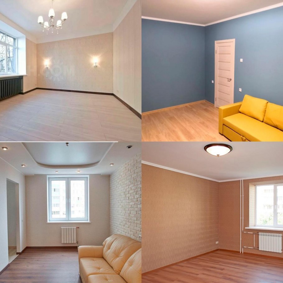 Недорогая отделка комнаты