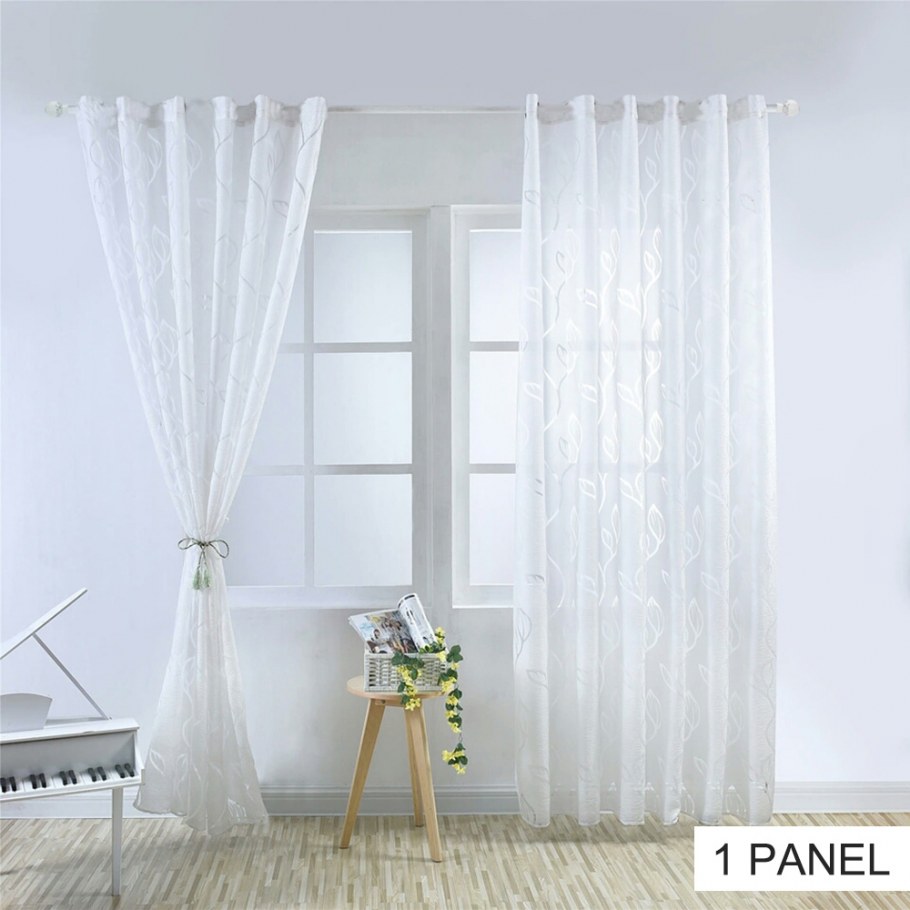 Шторы из вуали в спальню