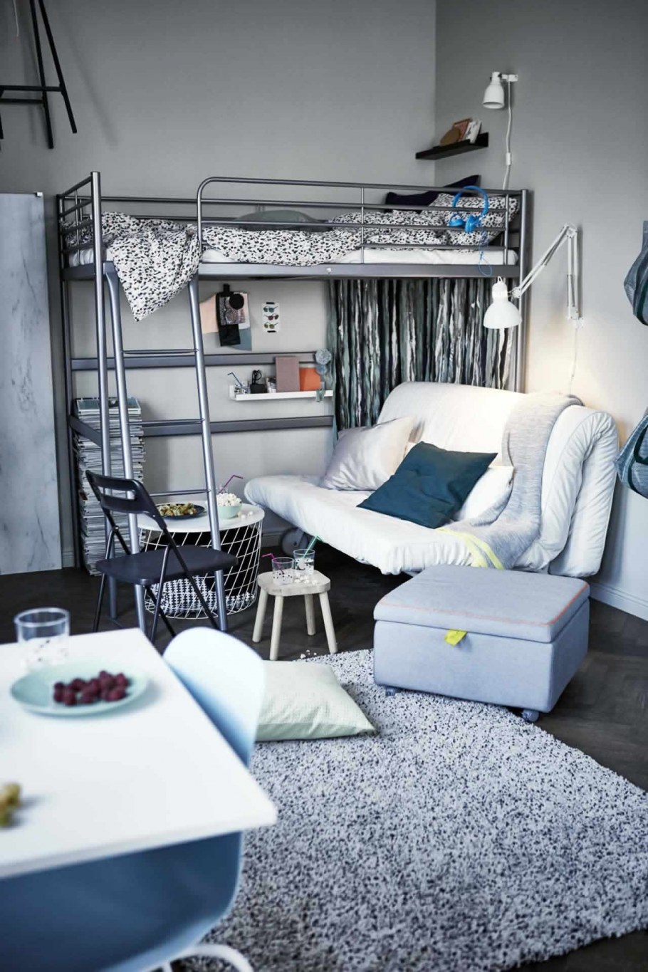 Кровать чердак икеа Robin