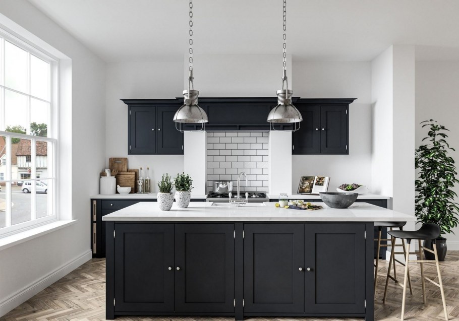 Монохромная кухня