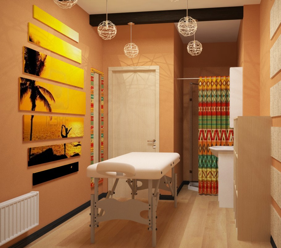 Массажный кабинет в Восточном стиле