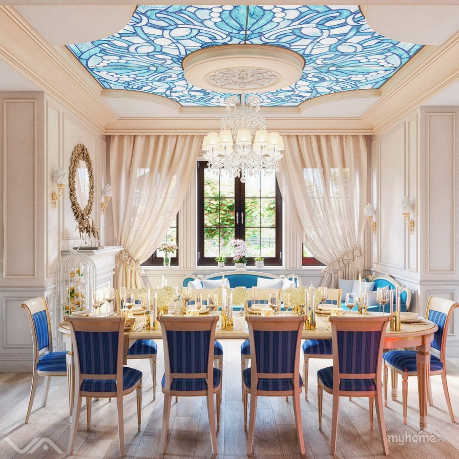 Стиль рококо в интерьере