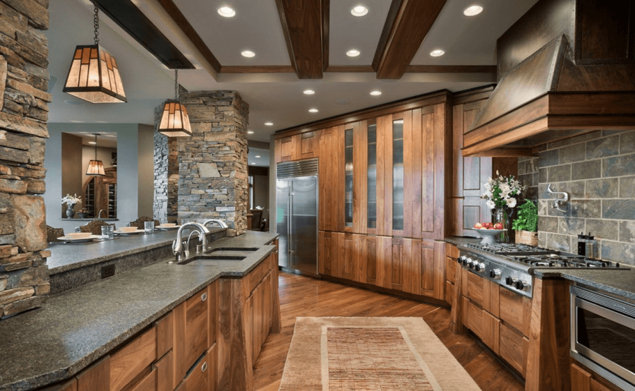 Стеклянная мозаика фартук