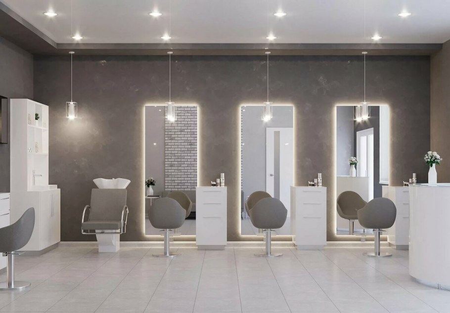 Интерьер салона красоты в стиле Минимализм