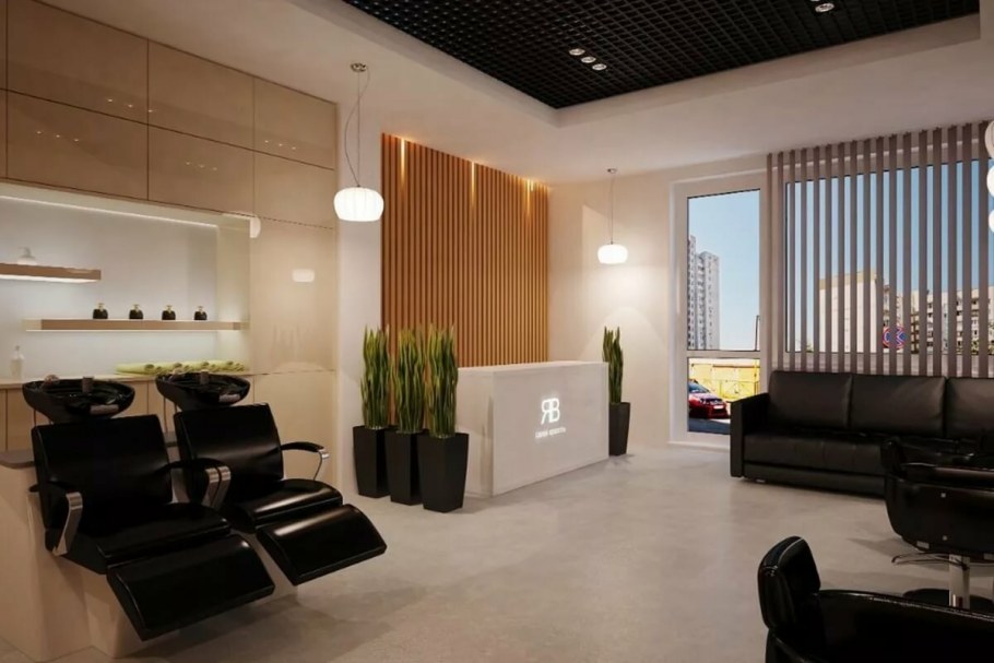 Современный интерьер салона