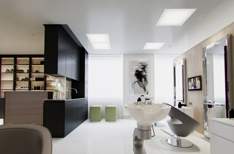 Парикмахерская в современном стиле