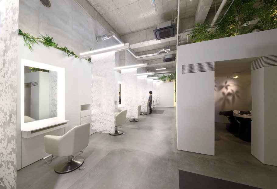 Интерьер парикмахерской в стиле Минимализм