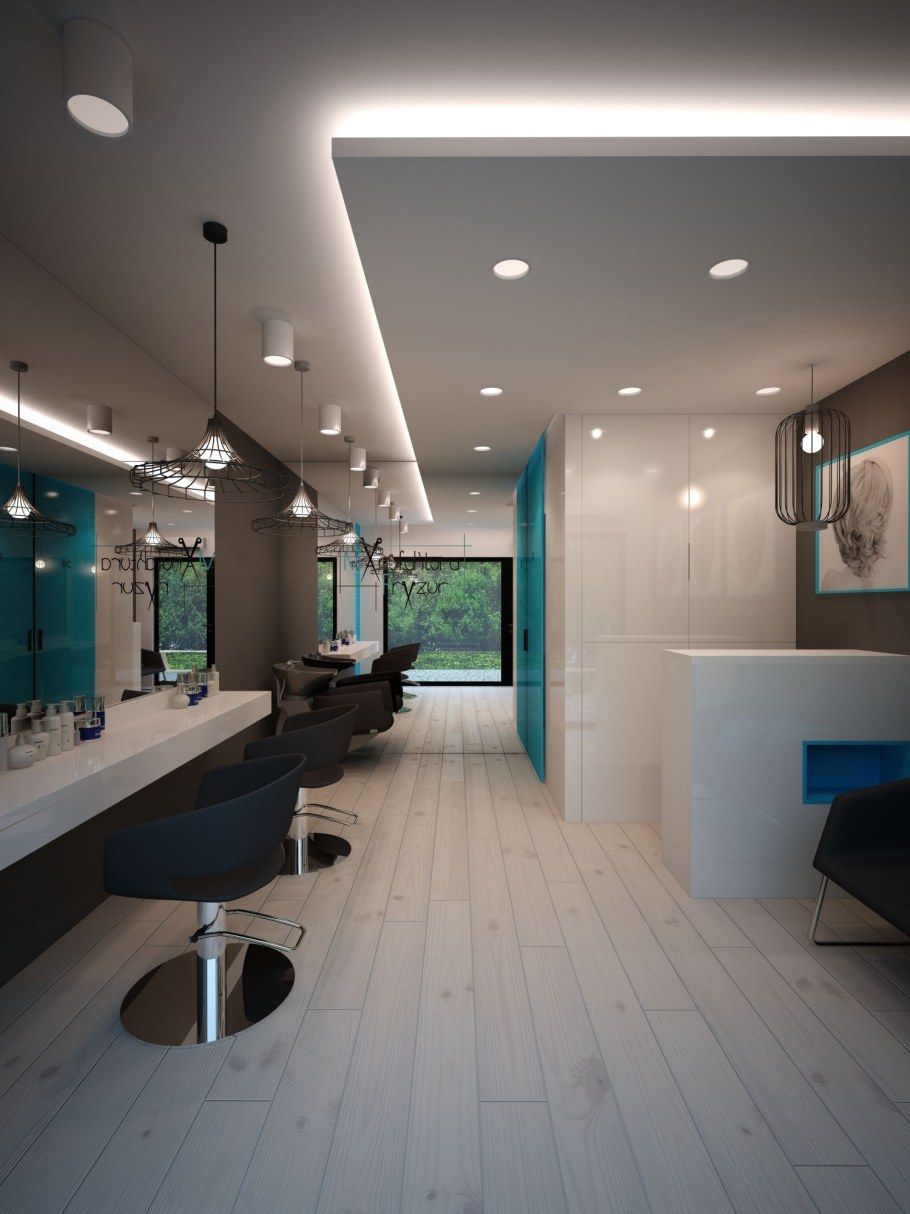 Салон красоты в скандинавском стиле