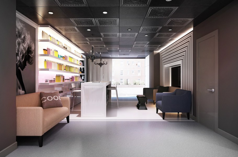 Салон красоты в стиле Хай тек