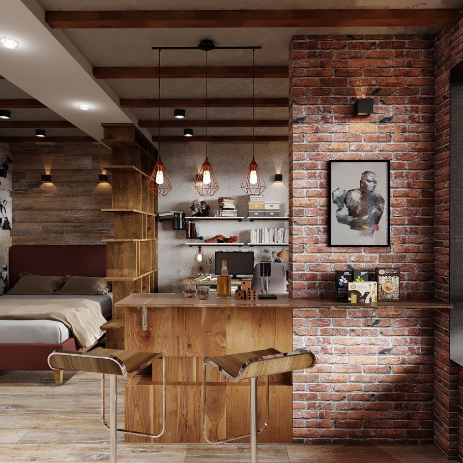 Лофт студия 45 кв