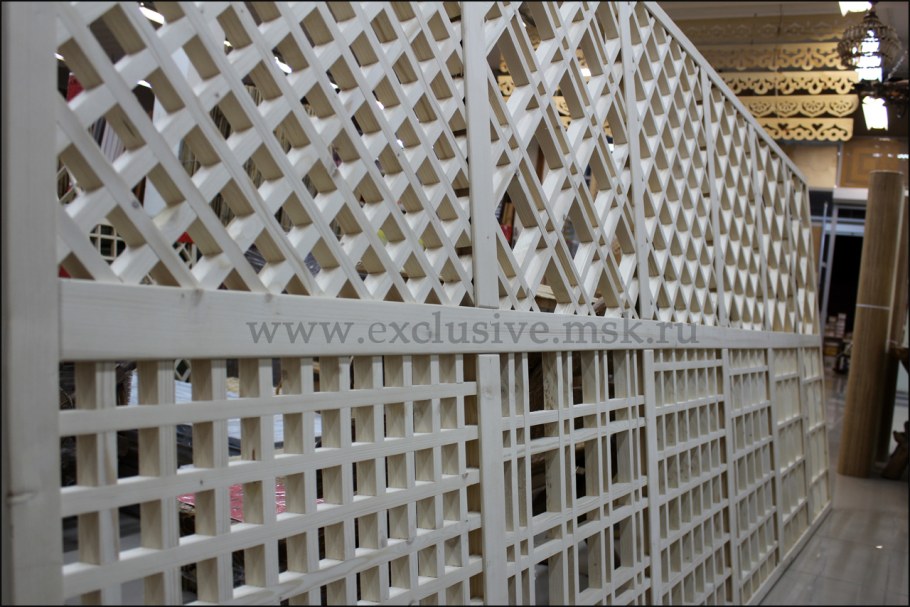 Деревянные решетки для сада