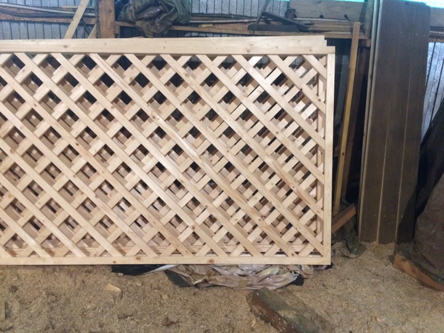 Деревянная решетка