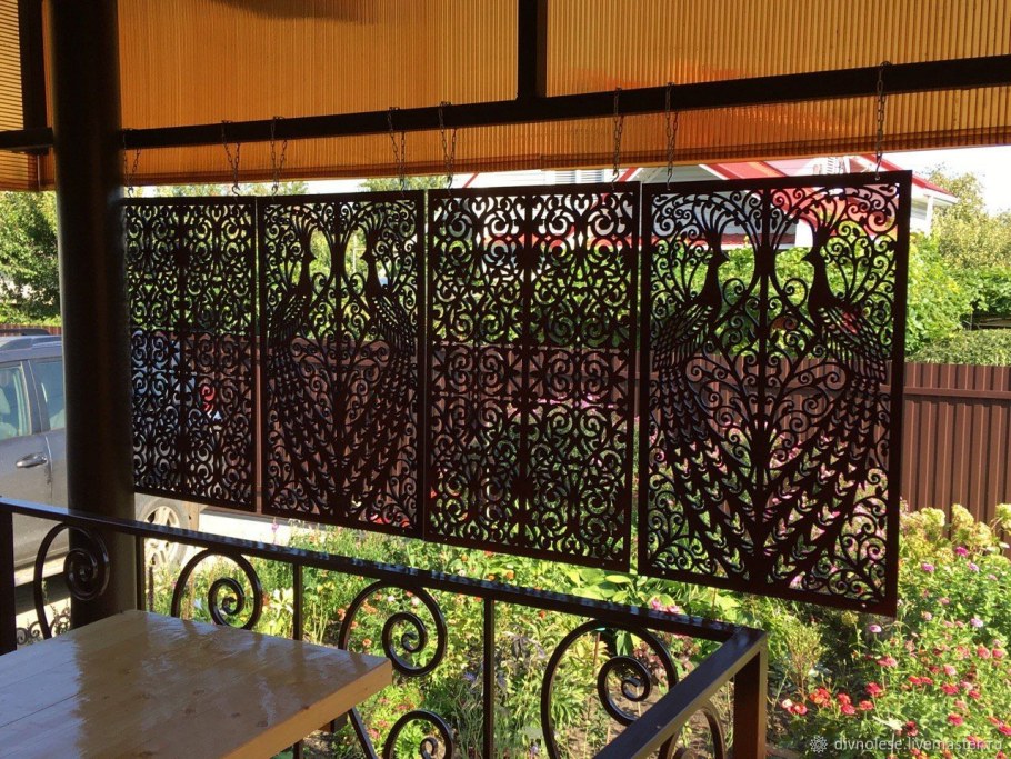 Решетка шпалера деревянная