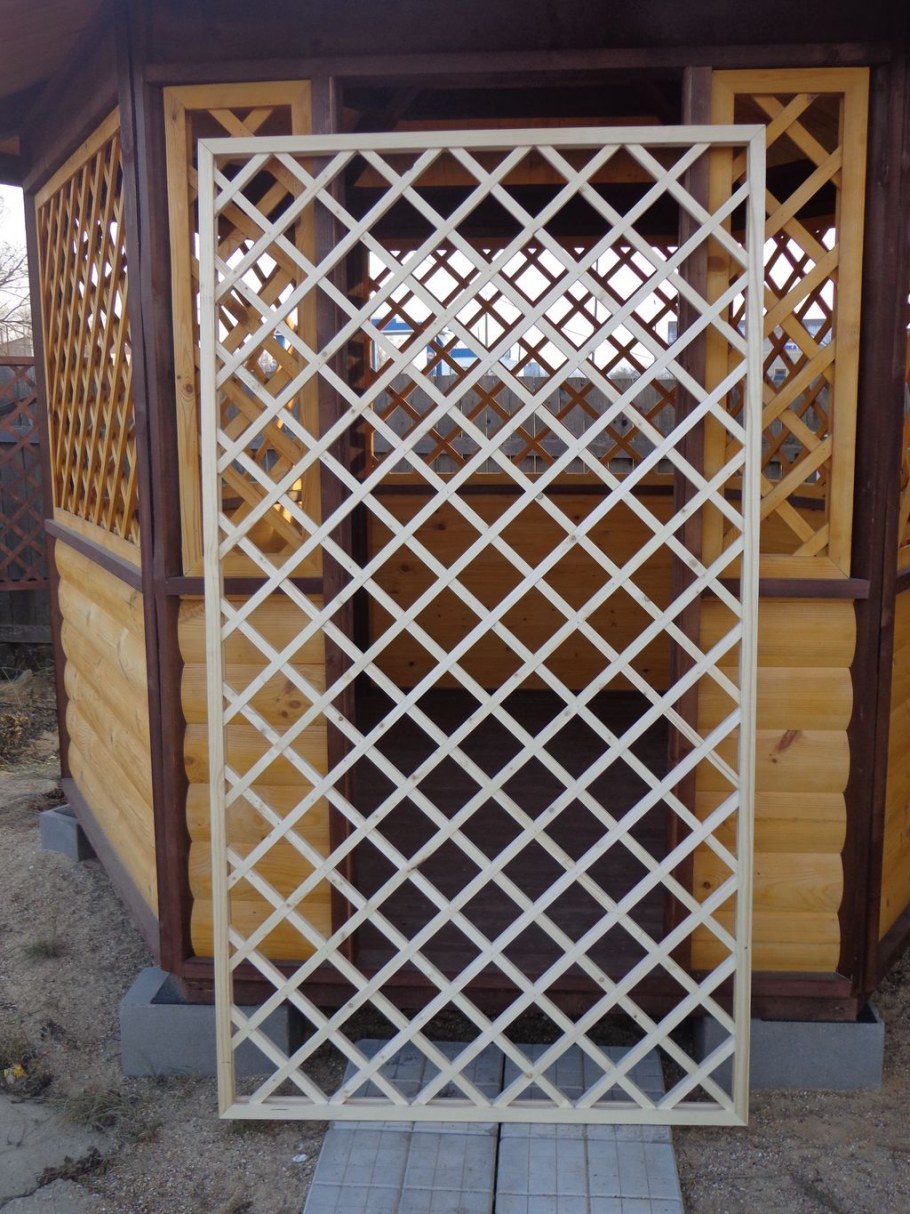Обрешетка веранды