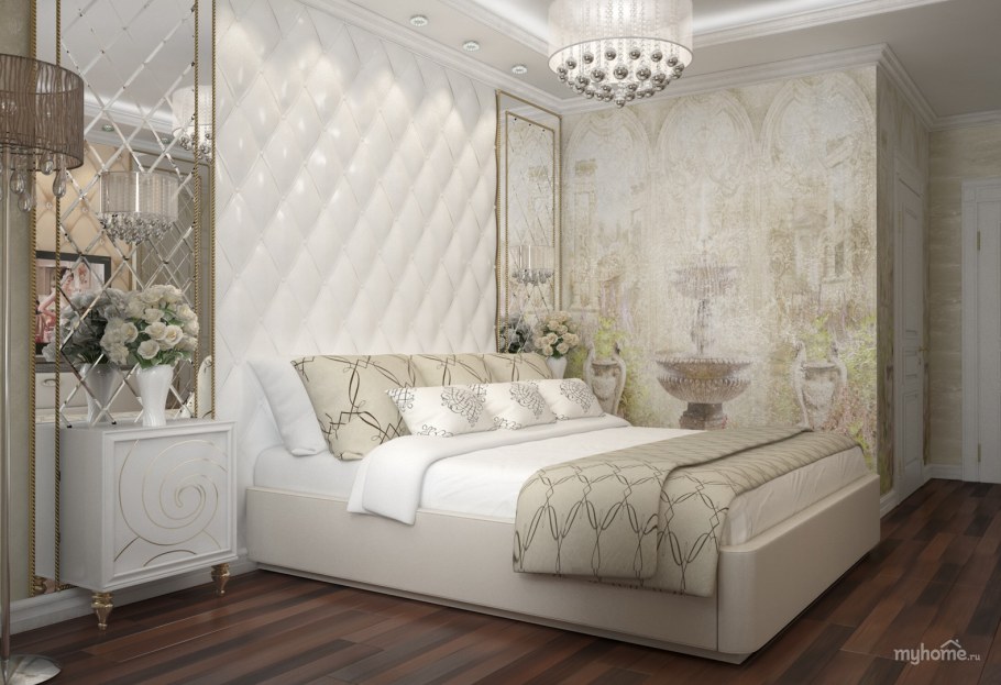 Фреска в спальню над кроватью