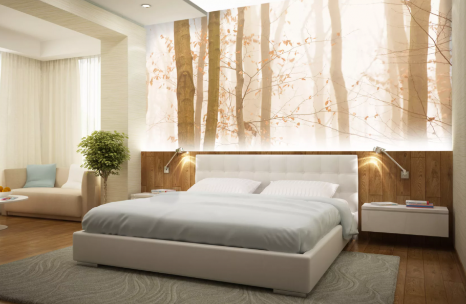 Арка в спальне